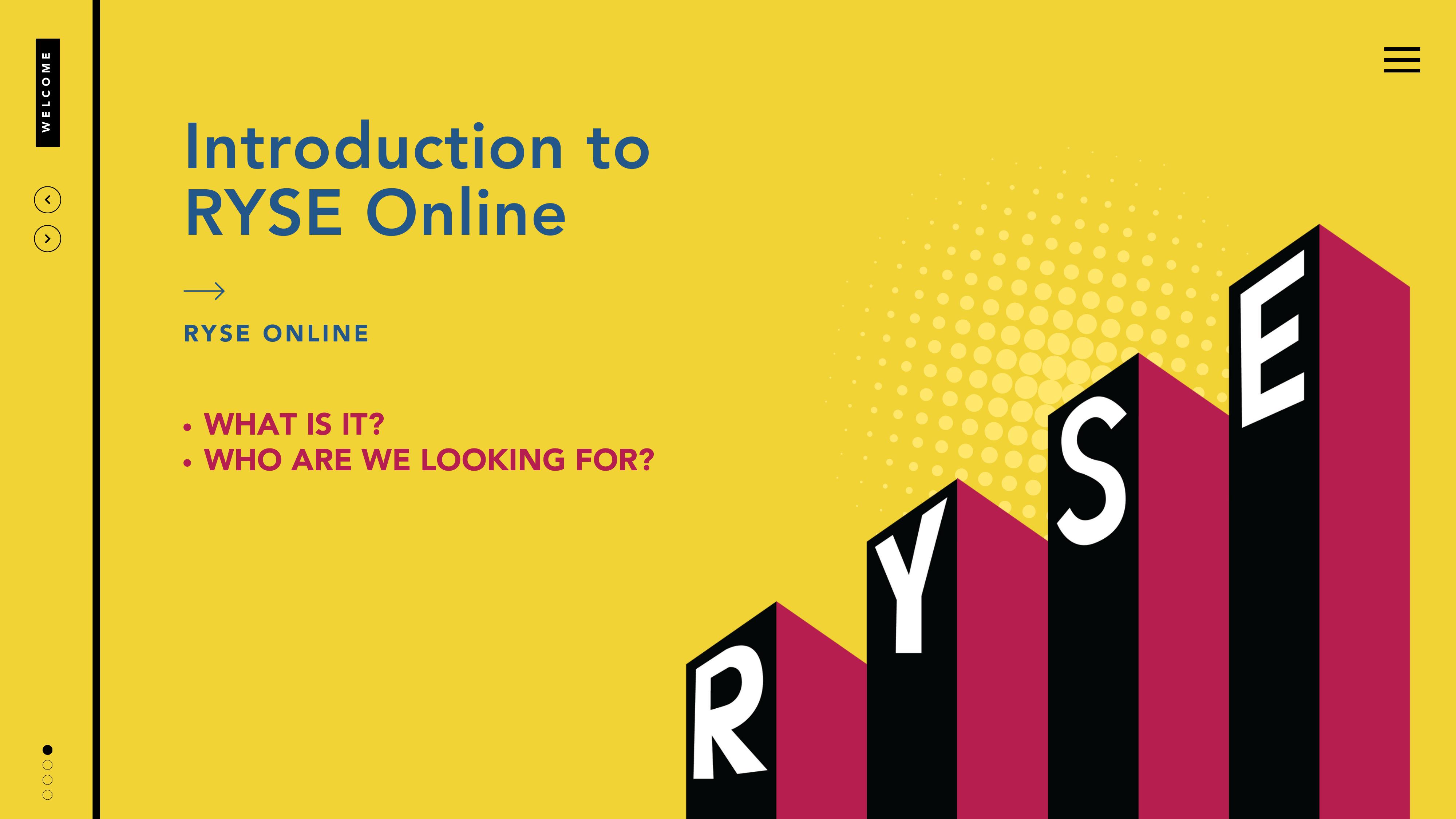 RYSE Online Course Page 1