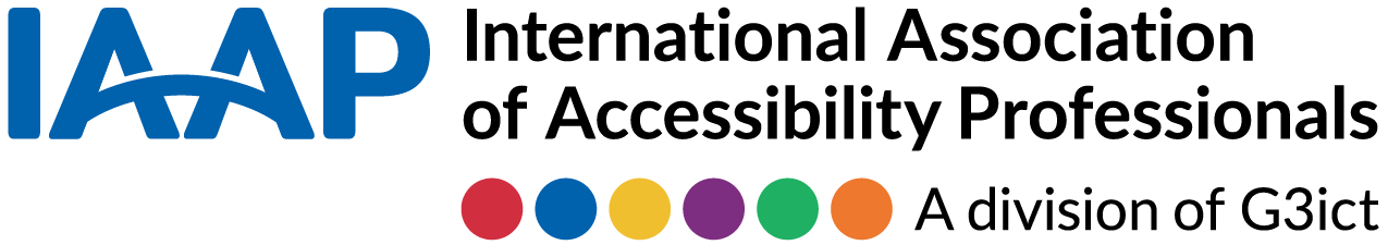 International Association of Accessibility Professionals Logo